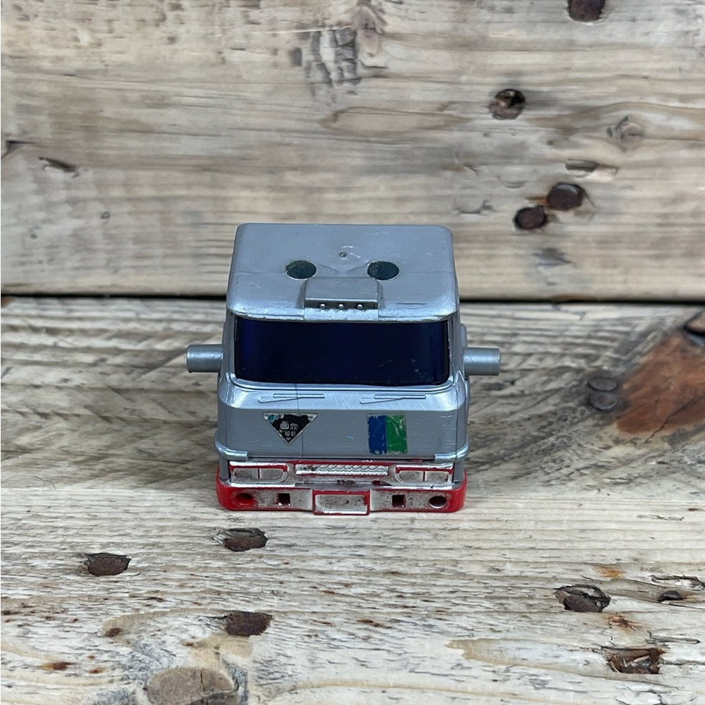 Marchon Road Bots Loadorr Dump Truck Figure Part 1984 Silver Robot Car Toy VTG